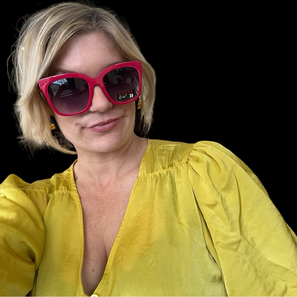 NWT Guess Bold Hot Pink/Red Sunglasses - Picture 10 of 11